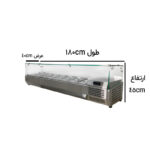 دستگاه تاپینگ سرد رومیزی ۱۸۰ سانتی متری VRX1800/380 - تصویر 2