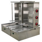 دستگاه کباب ترکی رومیزی دو سیخ سه شعله - تصویر 3