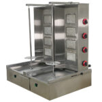 دستگاه کباب ترکی صنعتی دو سیخ ۴ شعله - تصویر 3